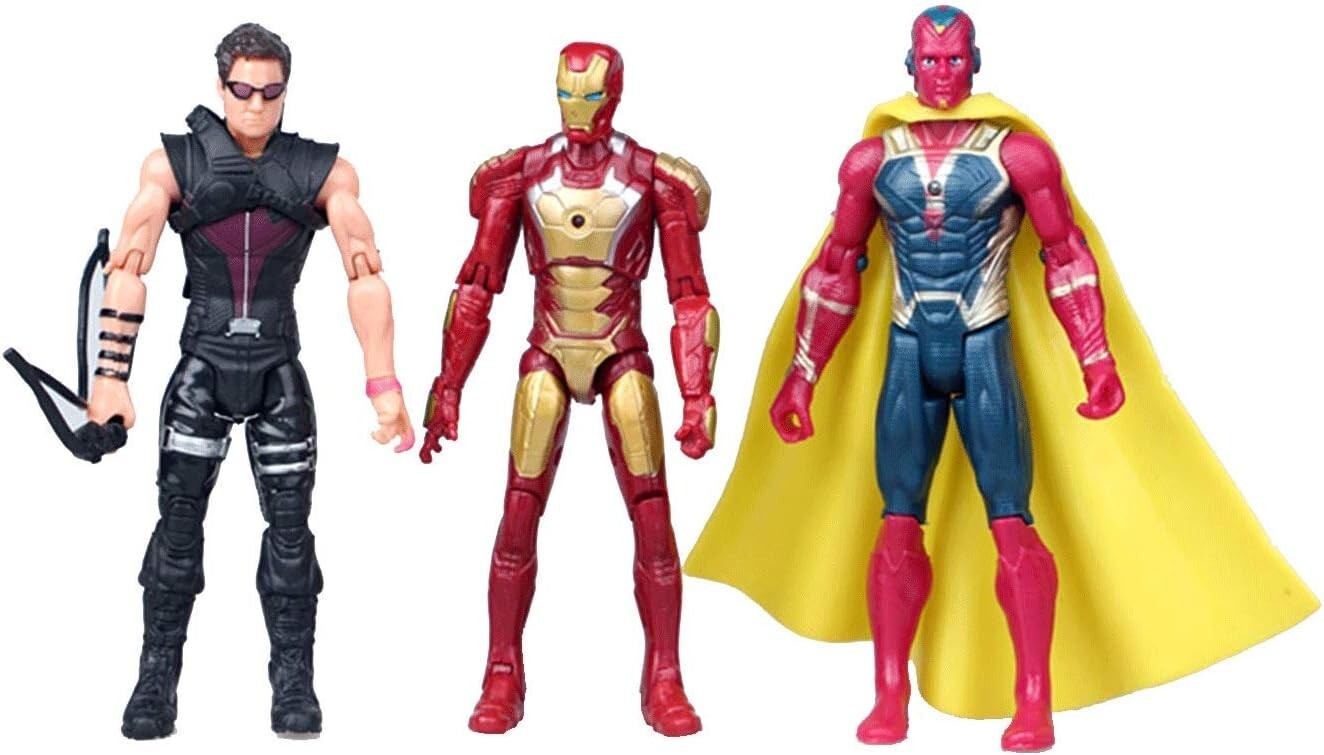 Ultimate Super Hero Action Figure Collection - 6.7-Inch Figures (Pack of 10)
