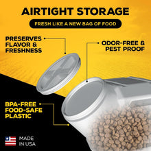 Load image into Gallery viewer, Durable Stackable Pet Food Container - Sealed Dog Food Storage for Freshness