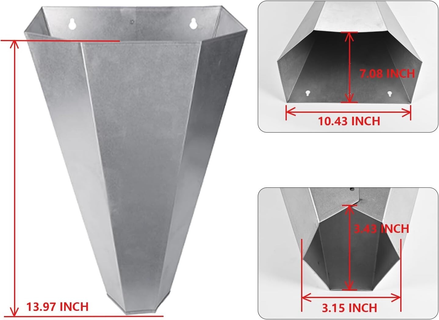 Easy-to-Clean Poultry Restraining Cone for Chickens and Turkeys Up to 8 lbs