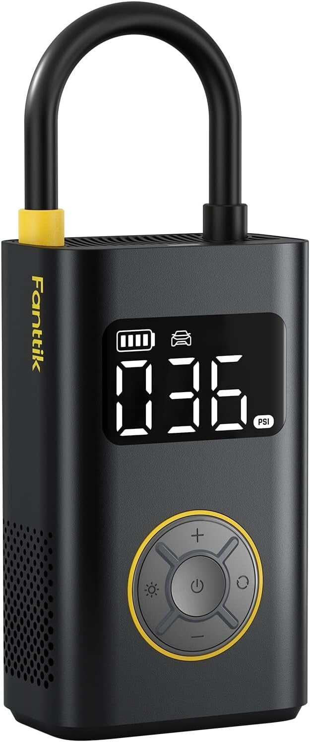 Fanttik X9 Pro Electric Bike Pump - 150 PSI Auto Shut-off, Lightweight Design