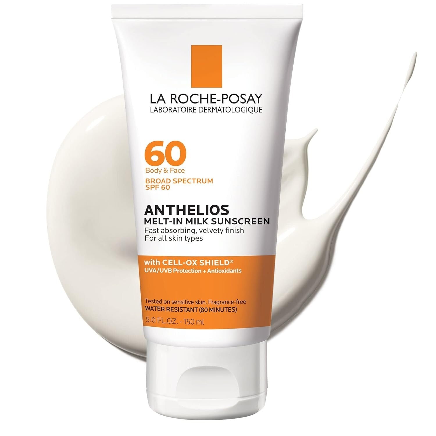 Allergy Tested Anthelios Milk Sunscreen SPF 60: Oil-Free & Paraben-Free Formula