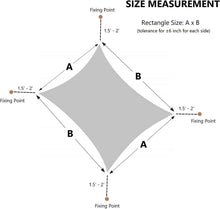 Load image into Gallery viewer, Lightweight UV-Blocking 16' x 20' Graphite Shade Sail for Stylish Outdoor Living