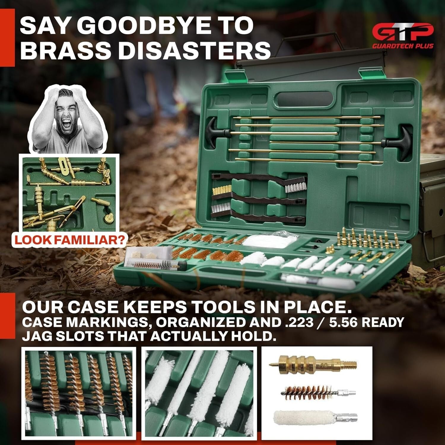.223 Rifle Cleaning Kit - Over 120 Quality Tools for Efficient Gun Maintenance