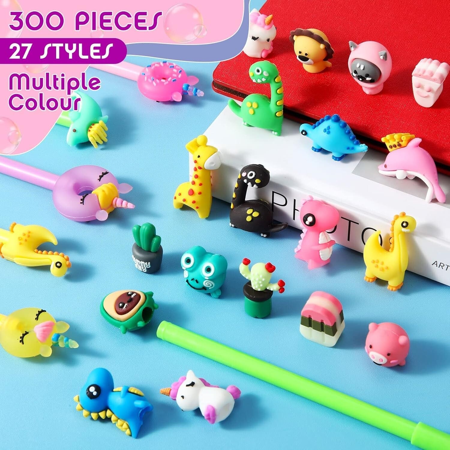 Cute Animal Style Bulk Pens - 0.5mm Gel Ink, Ideal for Kids, Teachers & Gifts