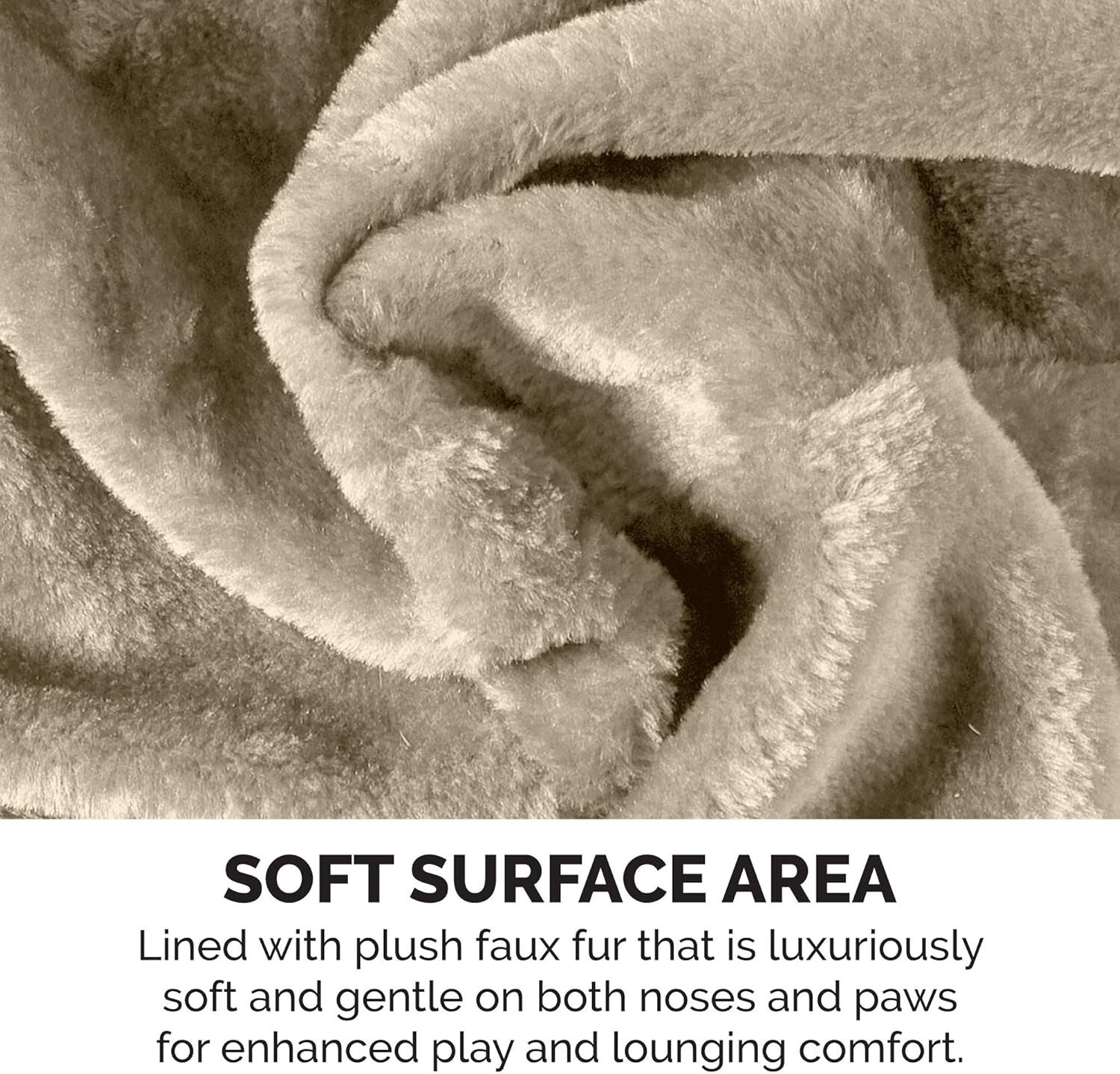 Tall Cat Playground Tower - 69.3" with Double Deck Condos & Scratching Posts