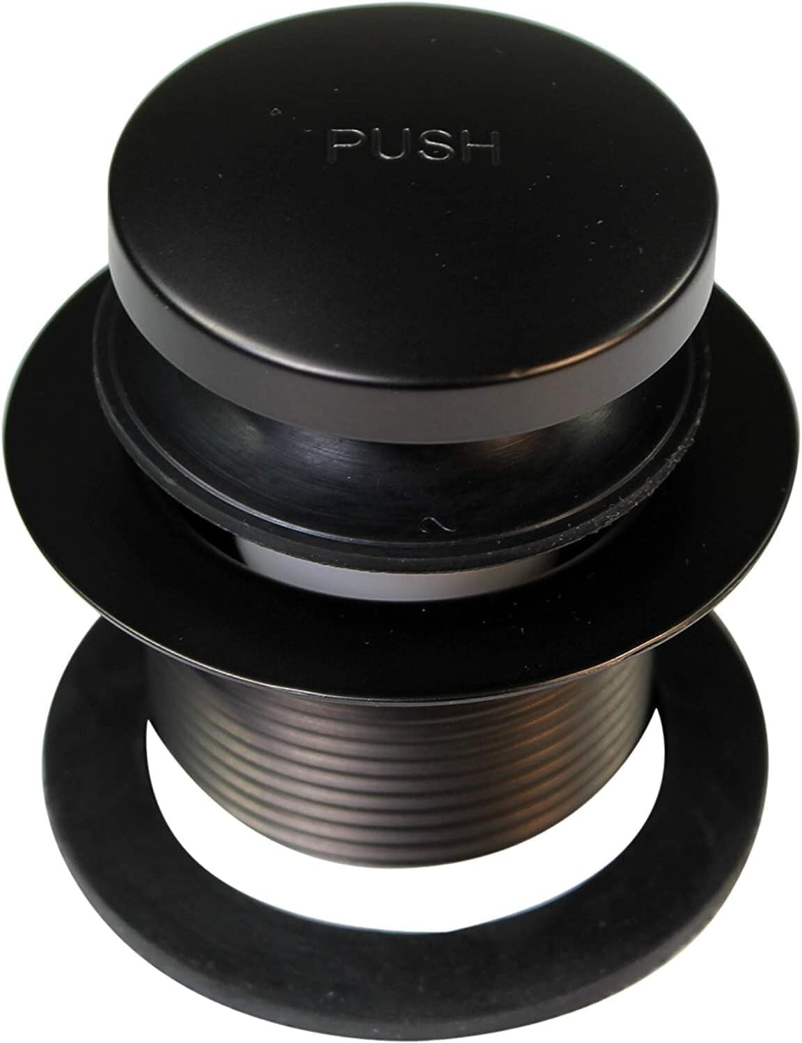 Oil Rubbed Bronze Bath Drain Kit - All-In-One Tip-Toe Overflow Assembly, 4 Count