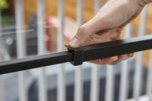 Load image into Gallery viewer, Premium Sliding Door Security Bar - 25.75 to 47.5 Inches, Black Locking System