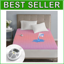 Load image into Gallery viewer, Waterproof Heated Mattress Pad with 10 Heat Settings for Comforting Sleep