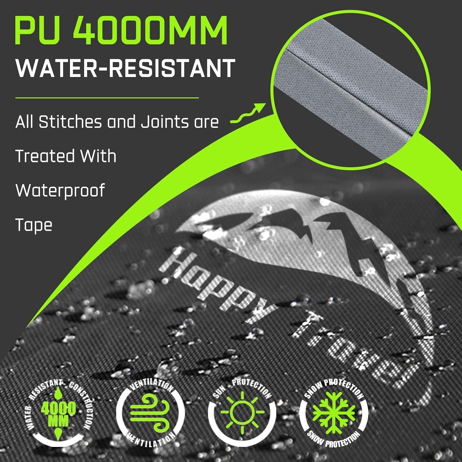 Heavy-Duty Outdoor Bicycle Storage Tent with UV Protection - Fits Multiple Bikes