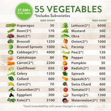 Load image into Gallery viewer, Explore 70 Varieties of Heirloom Seeds: The Ultimate Prepper’s Garden Kit