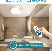 Load image into Gallery viewer, Rechargeable Motion Sensor Ceiling Light - 3 Color Temperatures, Remote 2-Pack