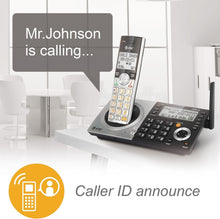 Load image into Gallery viewer, Smart Long-Range DECT 6.0 Cordless Phone with 5 Handsets &amp; Easy-to-Read Display