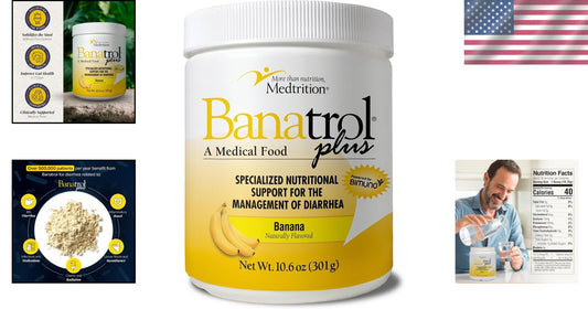 Clinically Proven Banatrol Plus Anti-Diarrheal for IBS and Gut Health - 10.6 oz