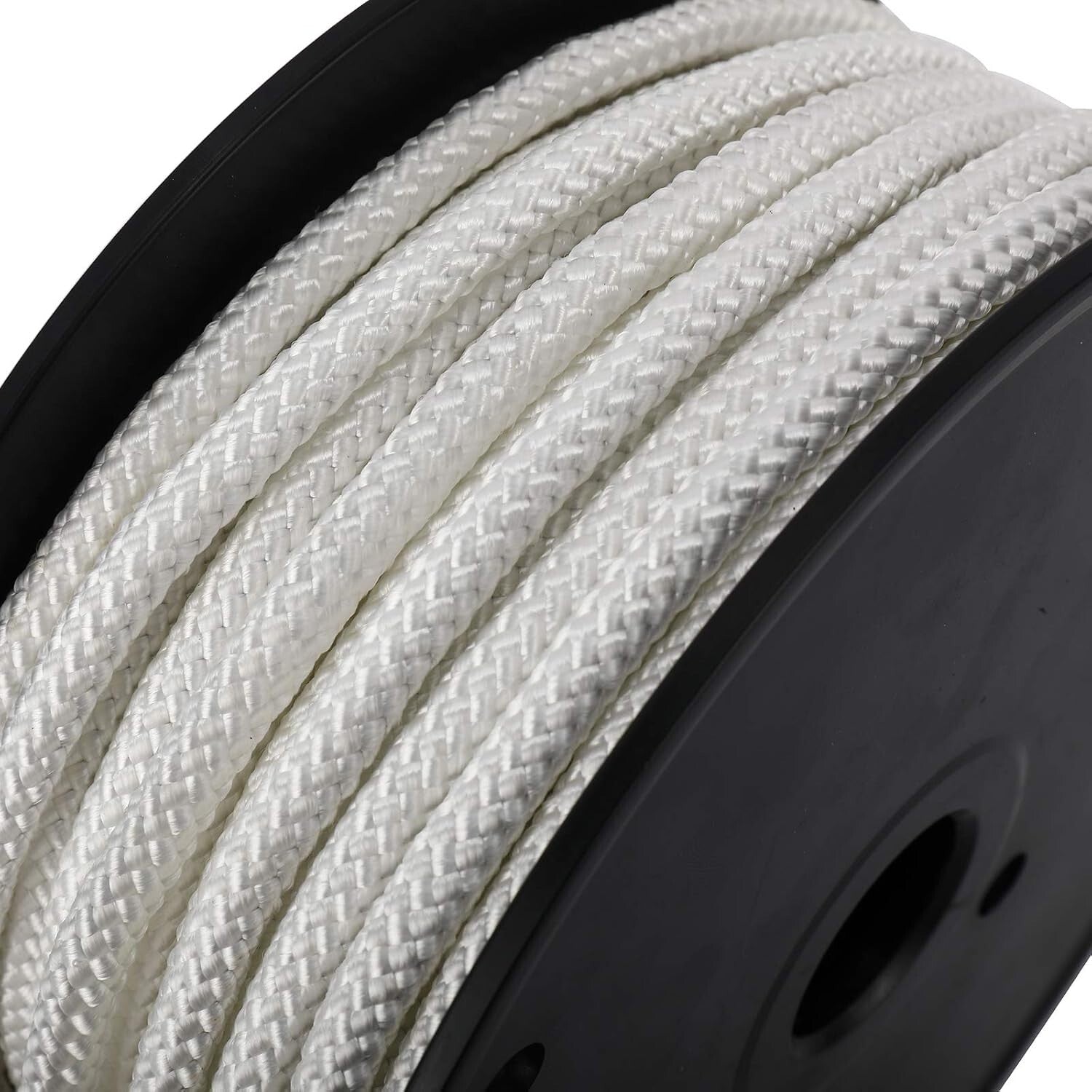 High-Strength 100 ft Wire Center Flagpole Rope - UV Resistant, Easy to Use