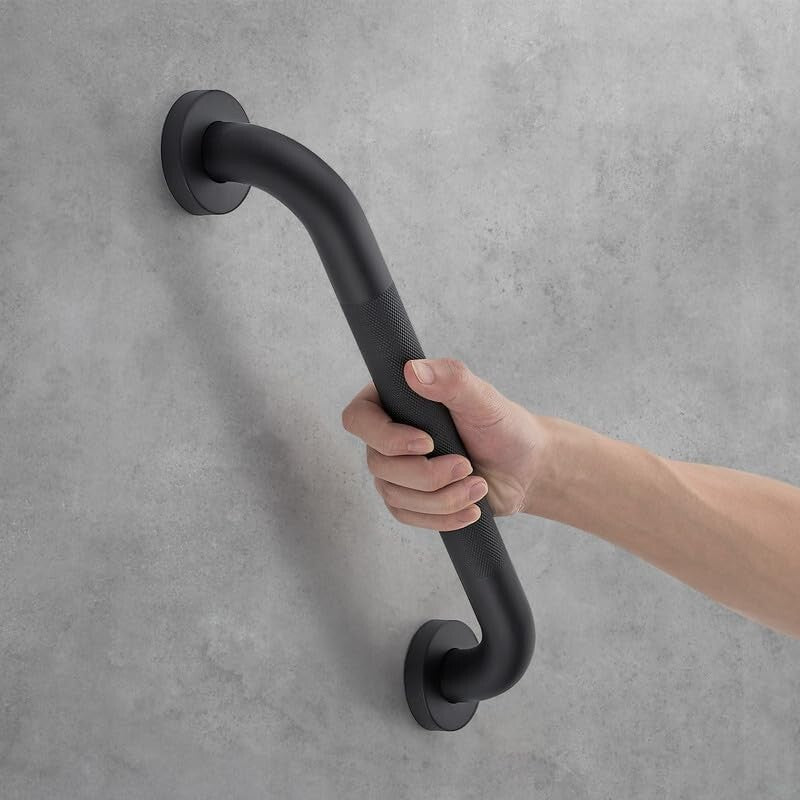 Wall-Mounted Bathroom Grab Bars - Durable 32-Inch Anti-Slip Safety Solution
