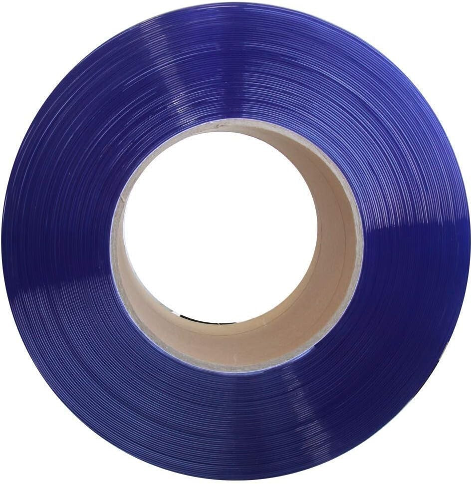 Important 164' x 8" Clear PVC Strip Door Roll - Waterproof & Scratch-Resistant