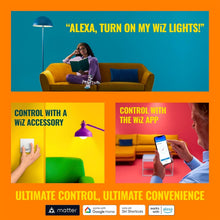 Load image into Gallery viewer, Pack of 3 Energy Efficient A21 Smart LED Bulbs - Voice &amp; App Controlled Lighting