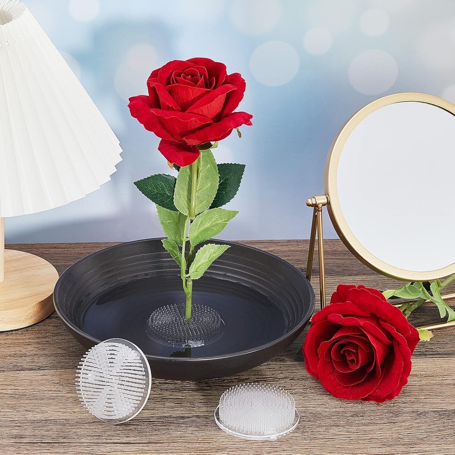 Lightweight Plastic Flower Frog Pins - 48 Pack for Beautiful Flower Displays