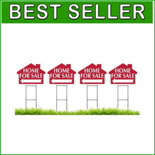 Load image into Gallery viewer, Double-Sided Home for Sale Sign Set - Includes Stands &amp; Large Directional Arrow