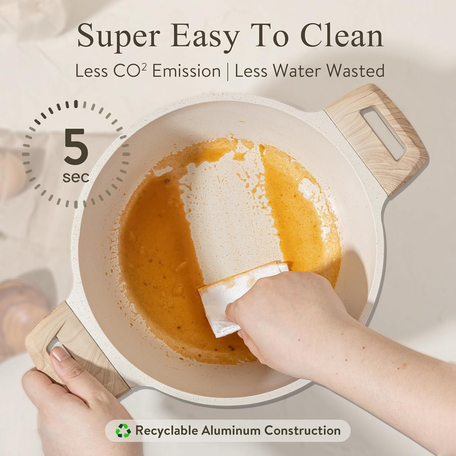 Elegant 14-Piece Nonstick Cookware Set: PFOA Free & Induction Compatible