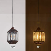 Load image into Gallery viewer, Industrial Boho Black Hanging Lamp with Dimmable Feature - Perfect for Any Room