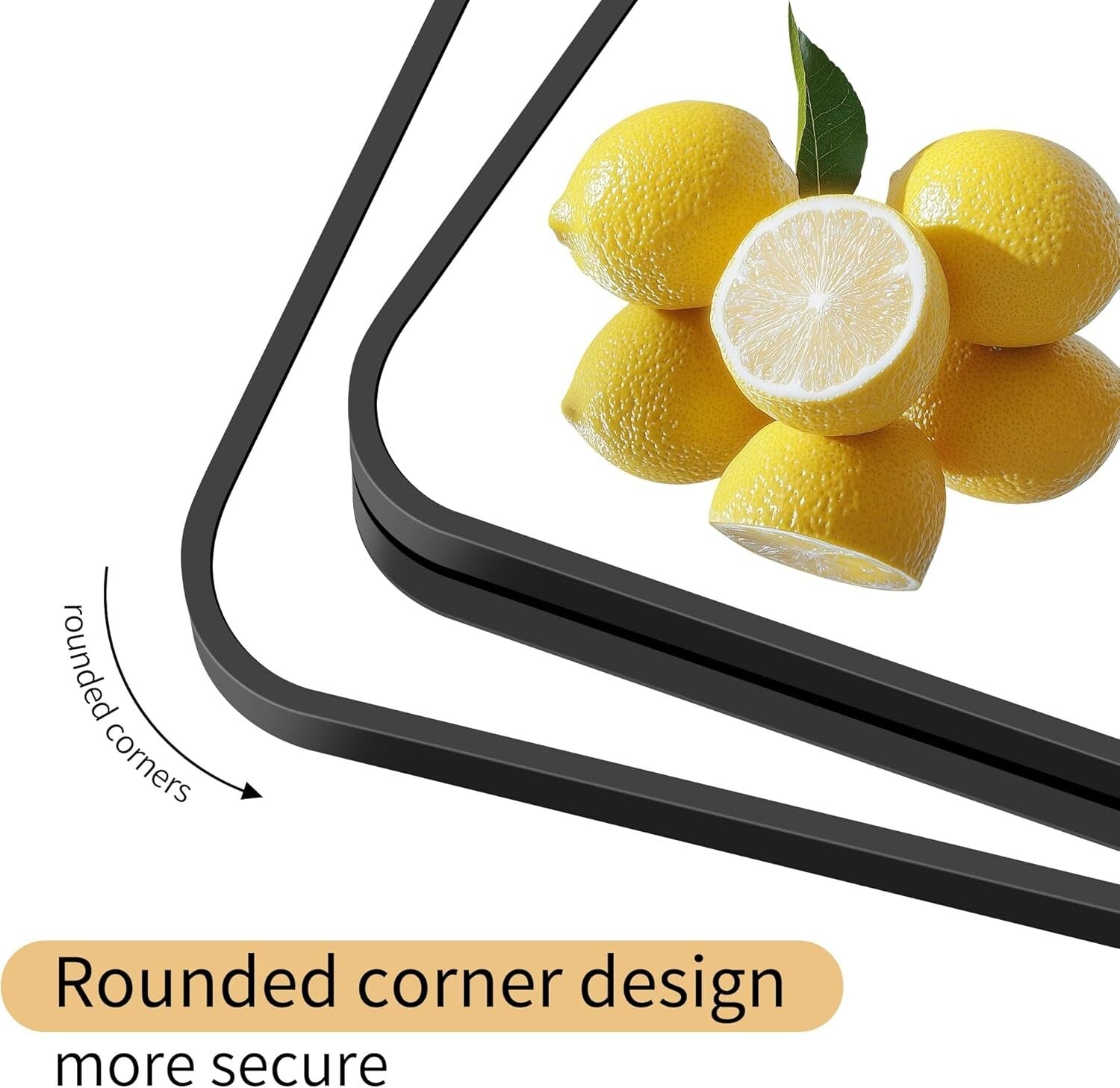 Elegant Shatterproof Wall Mirror 60x40" - Perfect for Bathrooms & Living Spaces