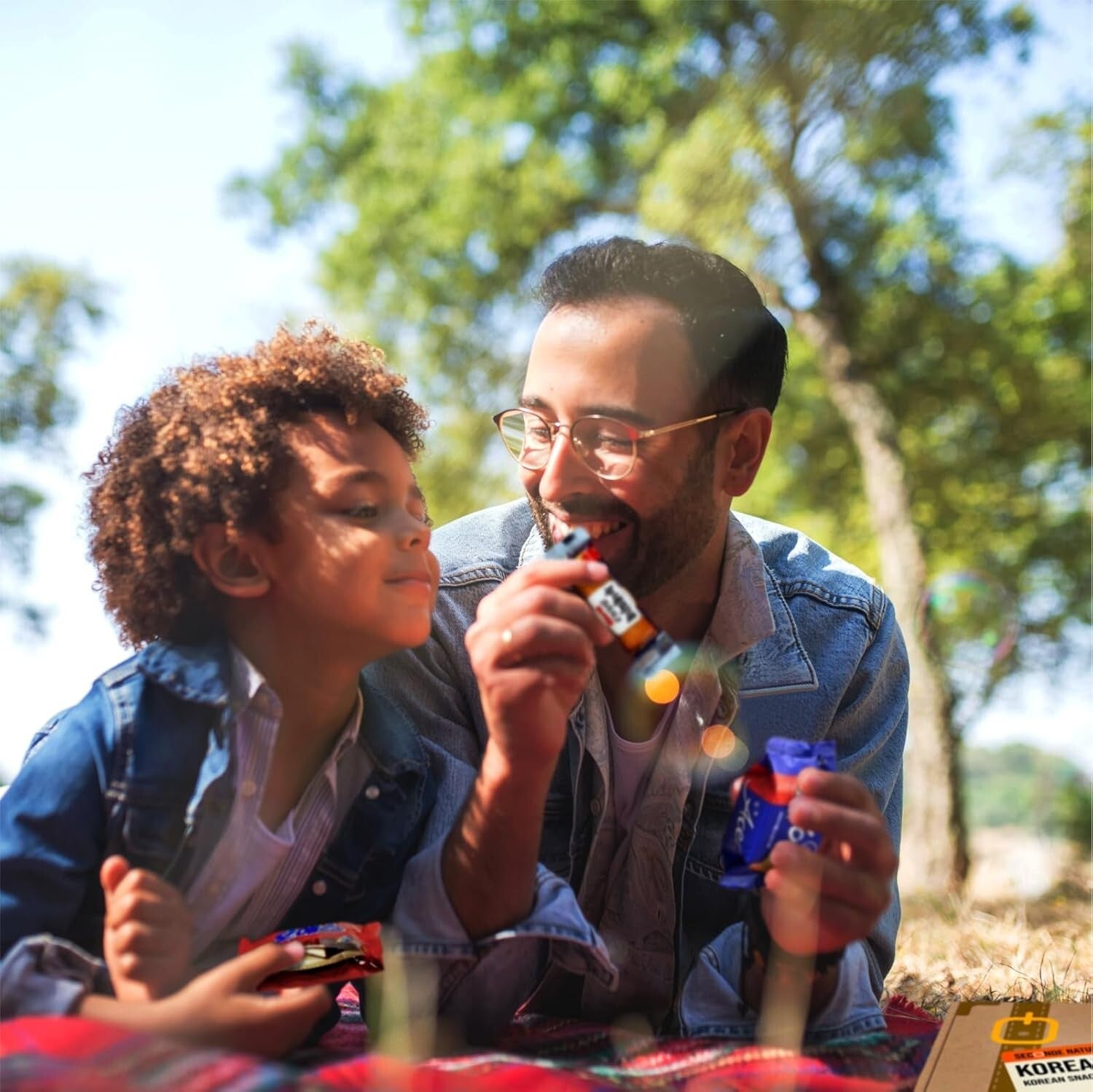 Delightful 48-Count Korean Snack Box - Perfect for Care Packages & Parties