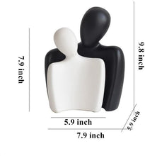 Load image into Gallery viewer, Stylish Anti-Slip Ceramic Couples Ornament - Modern Love Sculpture for Any Room
