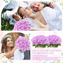 Load image into Gallery viewer, Versatile 50 Pcs Artificial Rose Flowers - Perfect for Weddings &amp; Home Decor