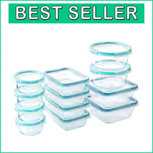 Load image into Gallery viewer, Meal Prep Marvel: 24-Piece Airtight Glass Storage Set - BPA-Free &amp; Space Saving