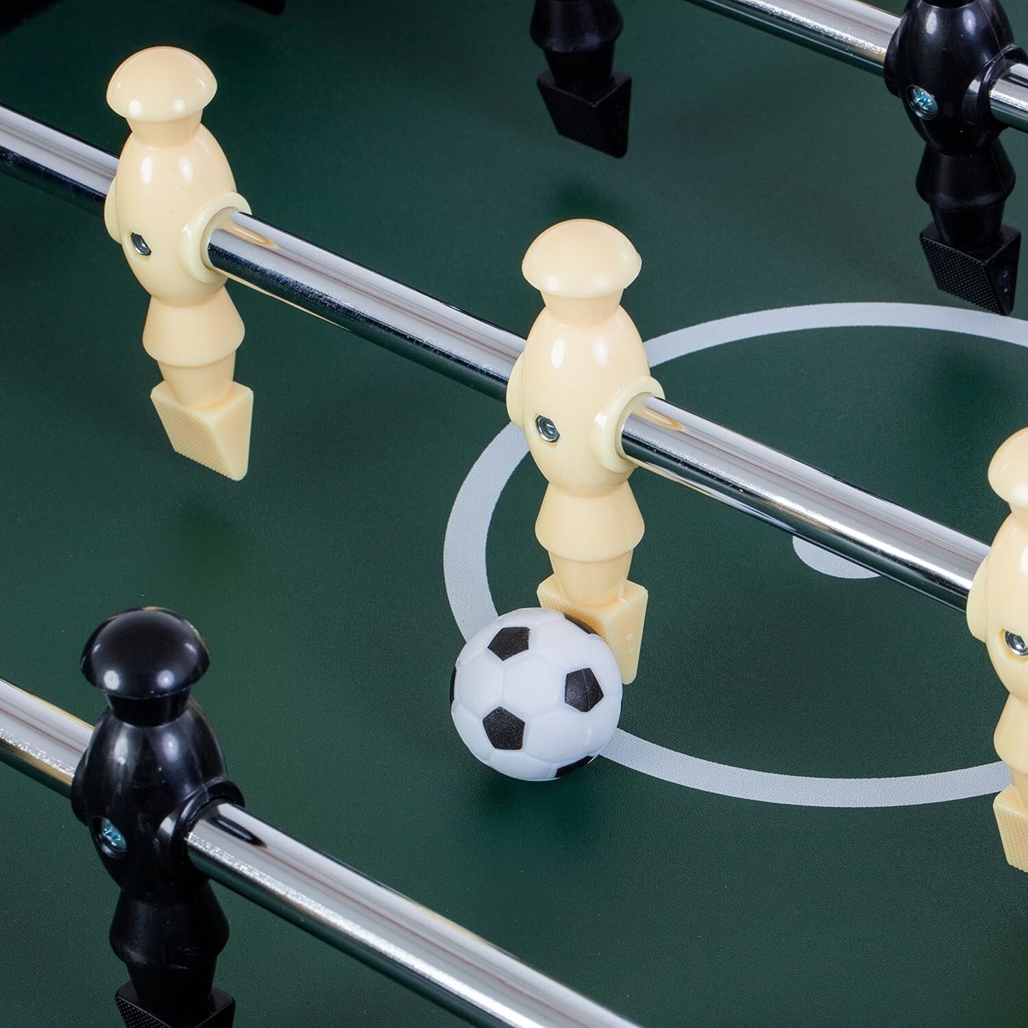 48-Inch Foosball Table with Chrome Player Rods for Game Rooms - Adult Friendly