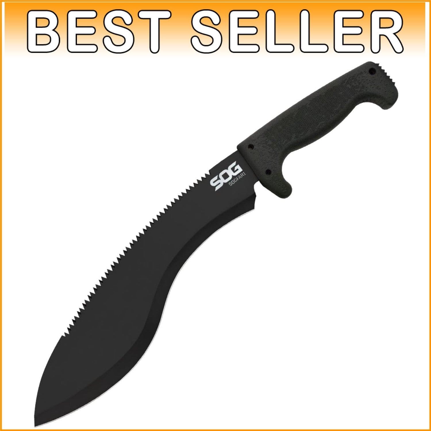 Ergonomic 13-Inch Kukri Machete with Saw and Durable Nylon Sheath - FARI Series