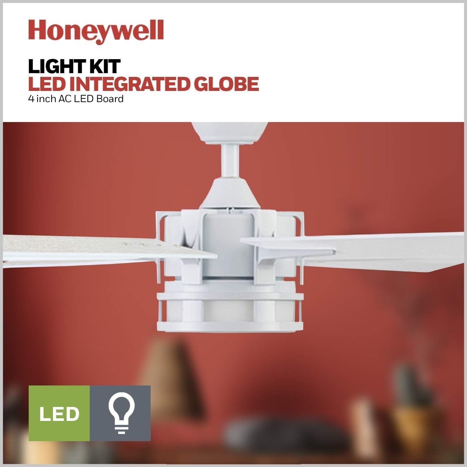 Reversible 56-Inch Ceiling Fan with LED Light and Remote – Perfect for Any Room