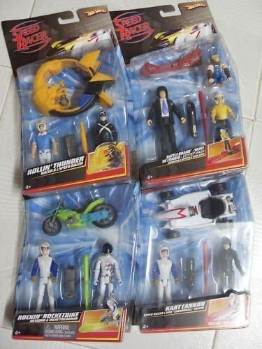 Speed Racer Collector’s Edition Action Figures - 2-Packs with Iconic Characters