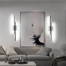Load image into Gallery viewer, Stylish 32-Inch Black LED Vanity Light - Indoor Bathroom Lighting Solution