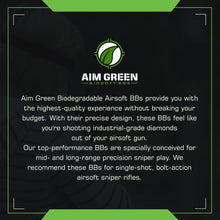 Load image into Gallery viewer, Eco-Conscious White Airsoft BBs - Biodegradable 6mm for Tournaments &amp; Practice