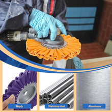 Load image into Gallery viewer, Versatile 8" Airway Buffing Wheel and Polishing Bars Set with Safety Flange