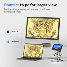 Load image into Gallery viewer, 4.3" LCD USB Microscope with 1000X Magnification – Ideal for Science Exploration