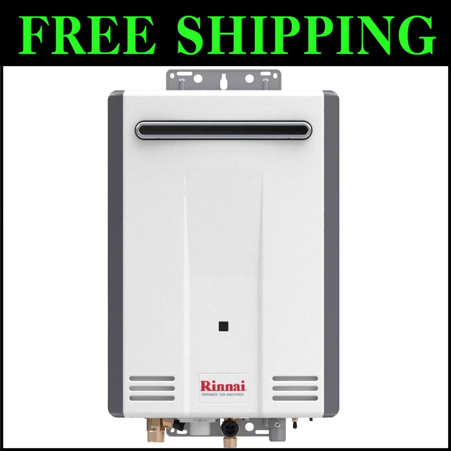Energy-Saving Tankless Water Heater - 5.3 GPM Propane, Compact for Small Spaces