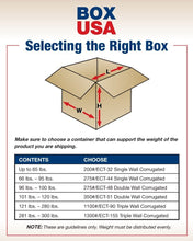Load image into Gallery viewer, 25 Bulk Kraft Brown Corrugated Boxes 12"L x 9"W x 8"H - Strong &amp; Space-Saving