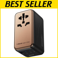 Load image into Gallery viewer, Lightweight GaN Travel Adapter - Universal Compatibility for 200+ Countries