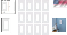 Load image into Gallery viewer, Oversized Screwless Wallplate for Decorator Switches - 12 Pack, Easy Install