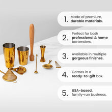 Load image into Gallery viewer, Versatile 14-Piece Cocktail Accessories Set - Perfect Gift for Mixologists