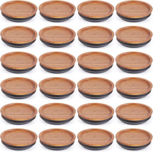 Load image into Gallery viewer, Elegant Bamboo Mason Jar Lids - 24 Pack for Organizing &amp; Freshness Preservation