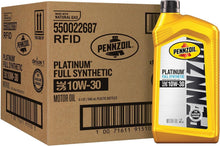 Load image into Gallery viewer, Platinum Full Synthetic 10W-30 Motor Oil - Superior Engine Protection, Case of 6