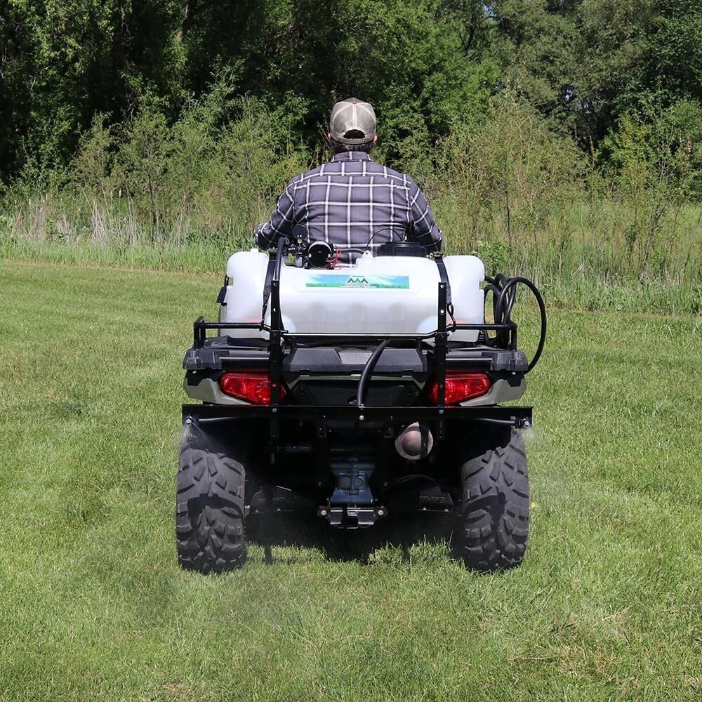 15-Gallon ATV Sprayer with Adjustable Boom - Perfect for Efficient Lawn Care