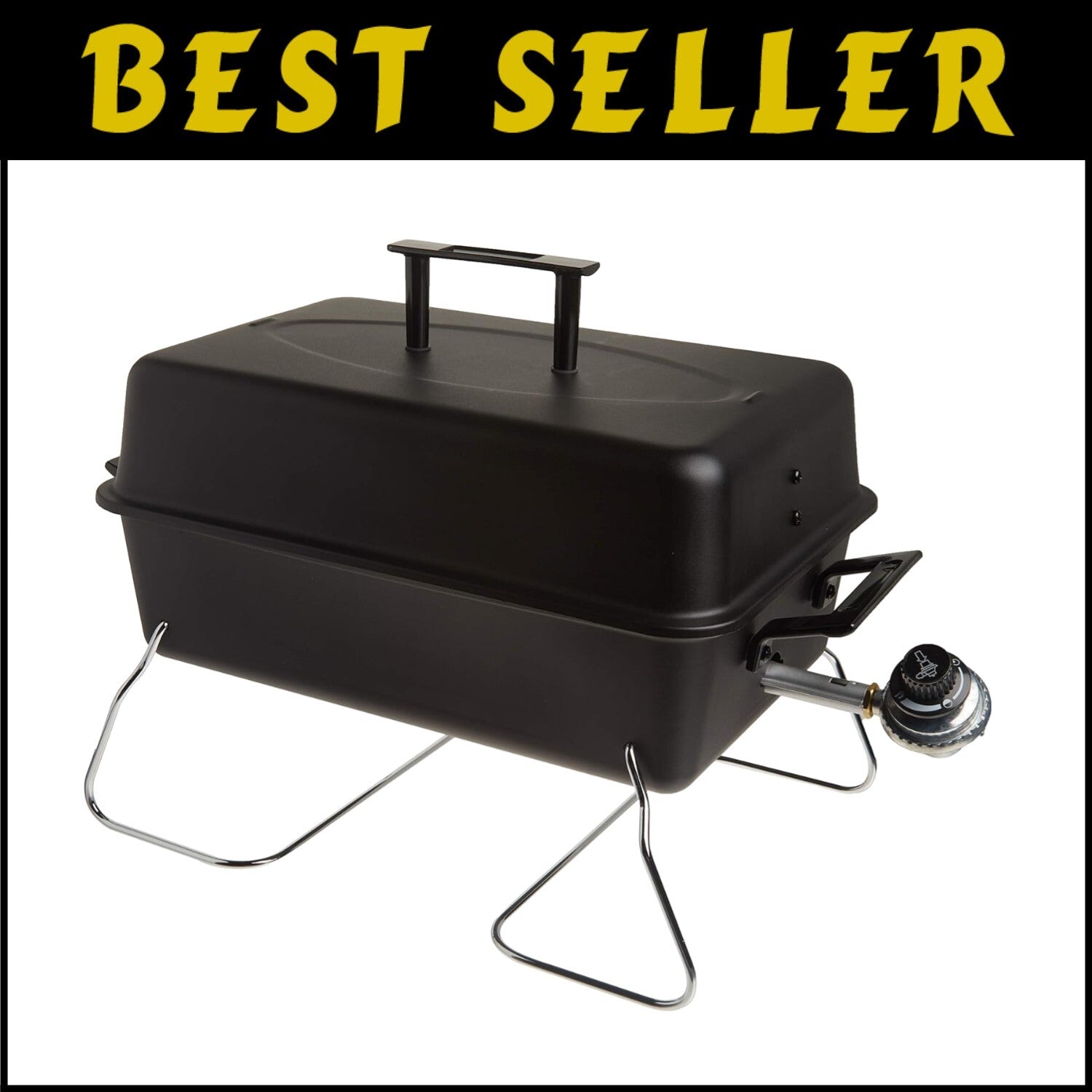 Travel-Friendly 190 Sq. In. Portable Propane Gas Grill for Easy Outdoor Cooking