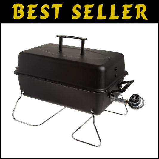 Travel-Friendly 190 Sq. In. Portable Propane Gas Grill for Easy Outdoor Cooking