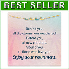 Load image into Gallery viewer, S925 Sterling Silver Wave Bracelet - Perfect Retirement &amp; Birthday Gift for Her