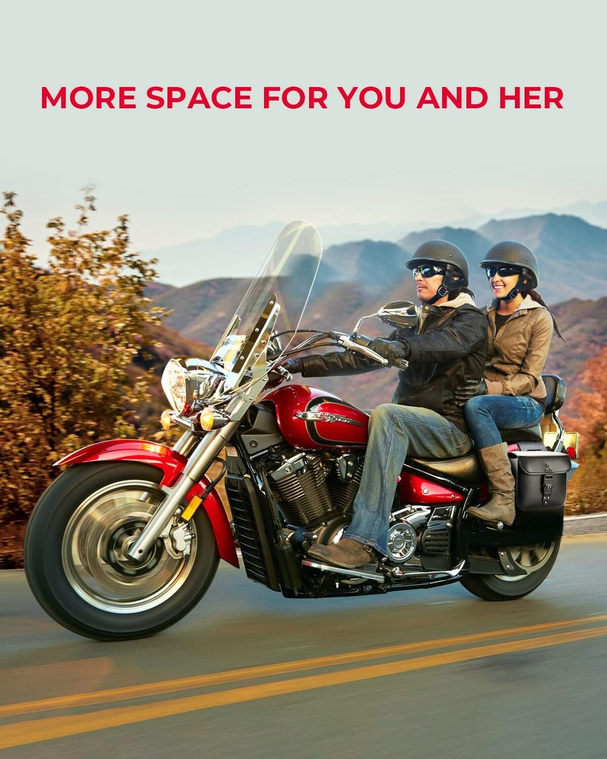 Hard Shell 14L Motorcycle Saddlebags - Lockable Side Bags for Sportster and More